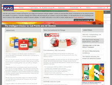 Tablet Screenshot of kac.co.uk